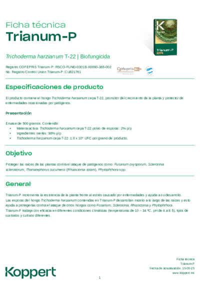 Ficha técnica Trianum-P