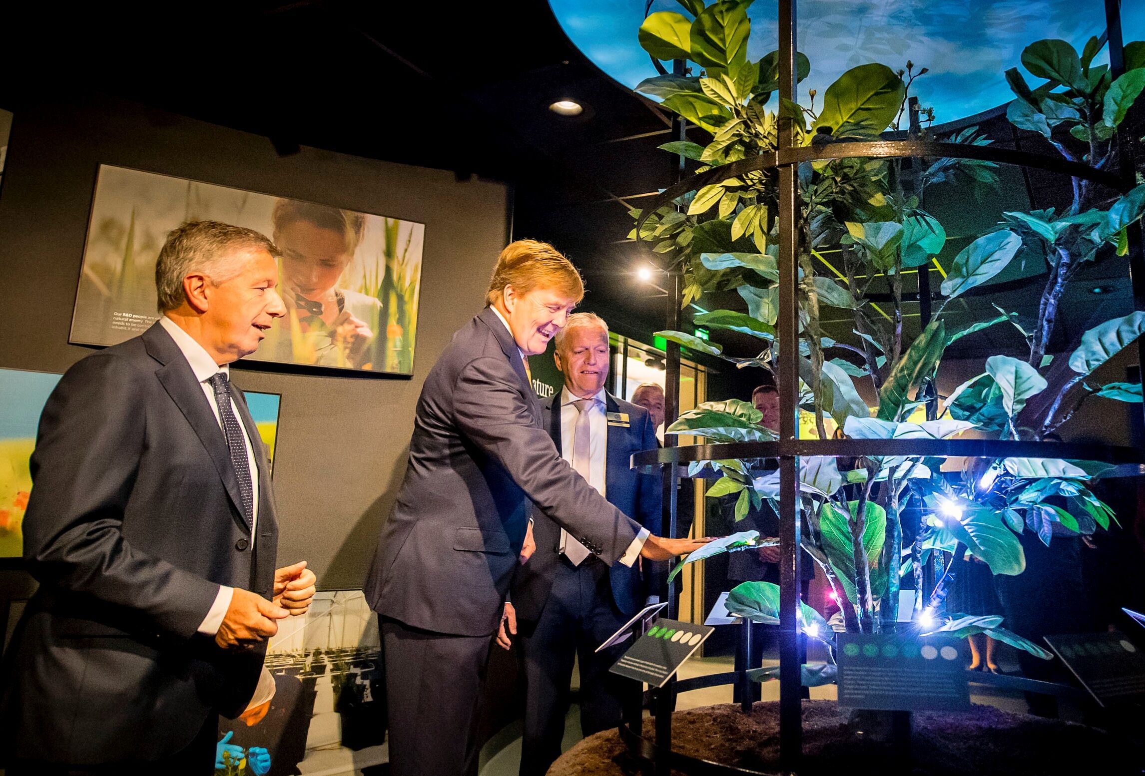 El rey de Holanda asiste a los festejos del 50 aniversario de Koppert