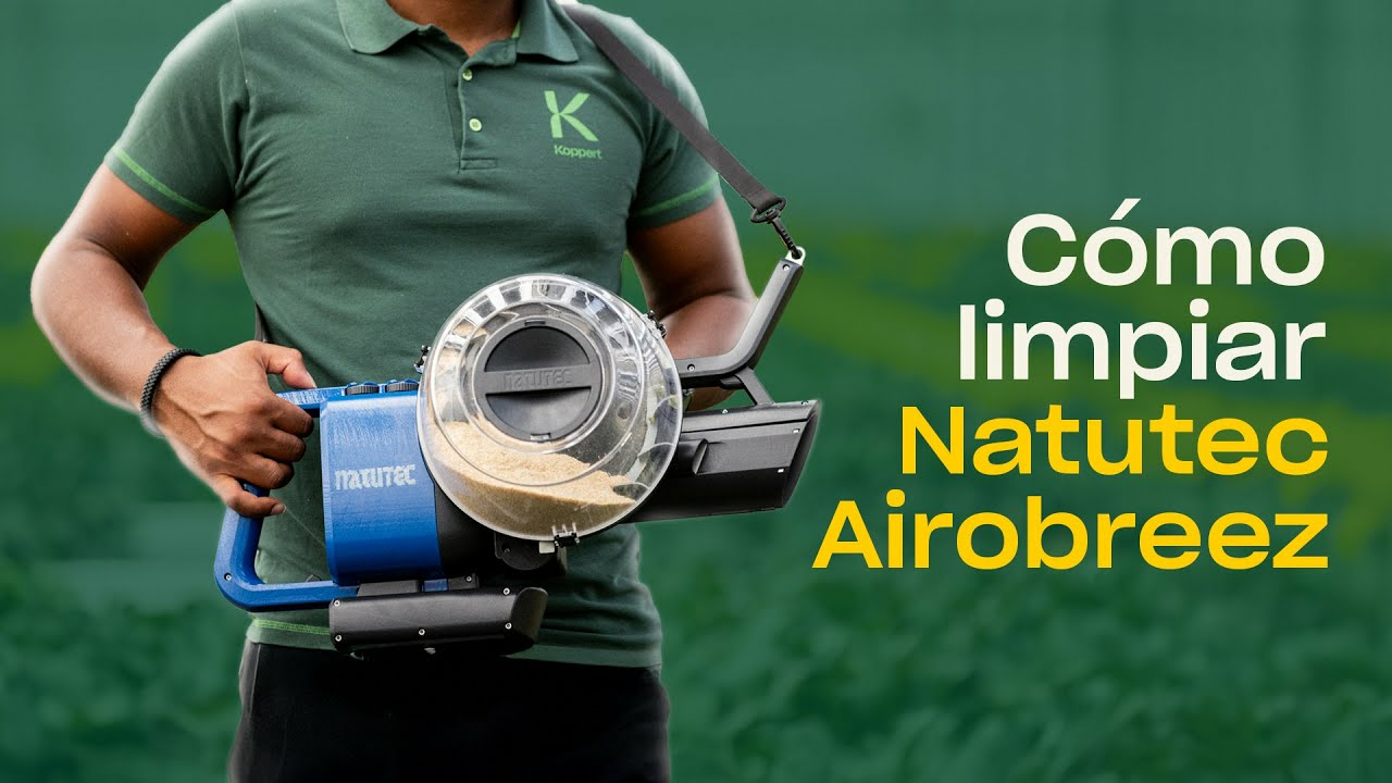 Cómo limpiar Natutec Airobreez: dispositivo de aplicación para biocontrol